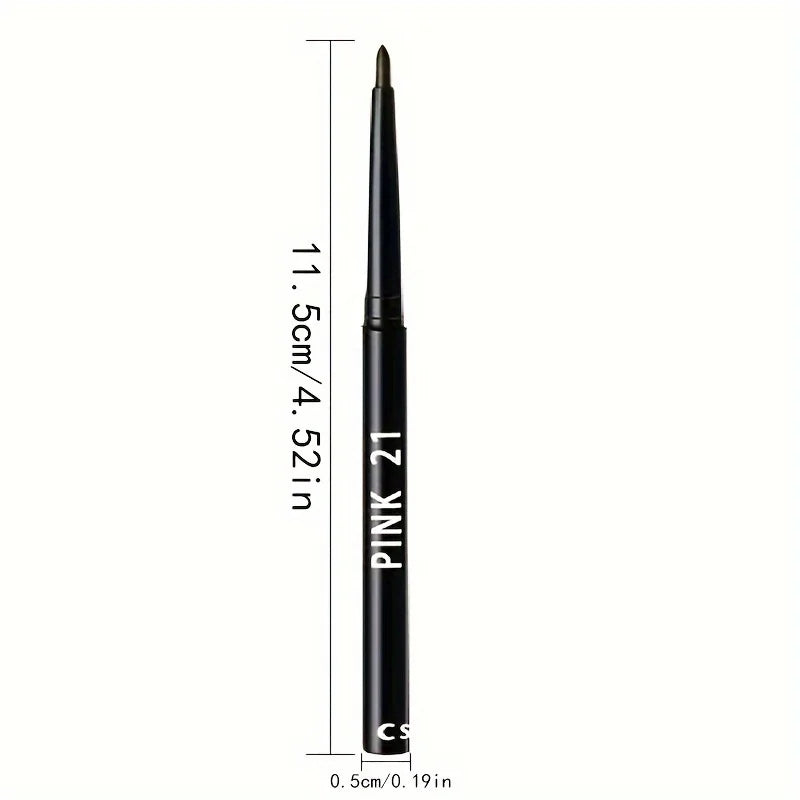 5-Pack Waterproof Black Eyeliner Pencil – Long-Lasting Smudge-Proof