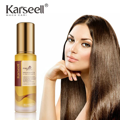 Karseell Moroccan Argan Oil 50ml – Cold Pressed Healing Hair Serum for Dry & Damaged Hair