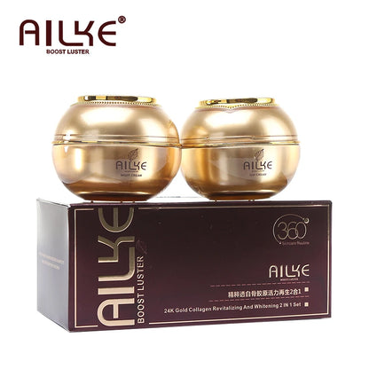 AILKE Premium Collagen Whitening Face Cream: Dark Spot, Freckles & Wrinkle Remover for Women