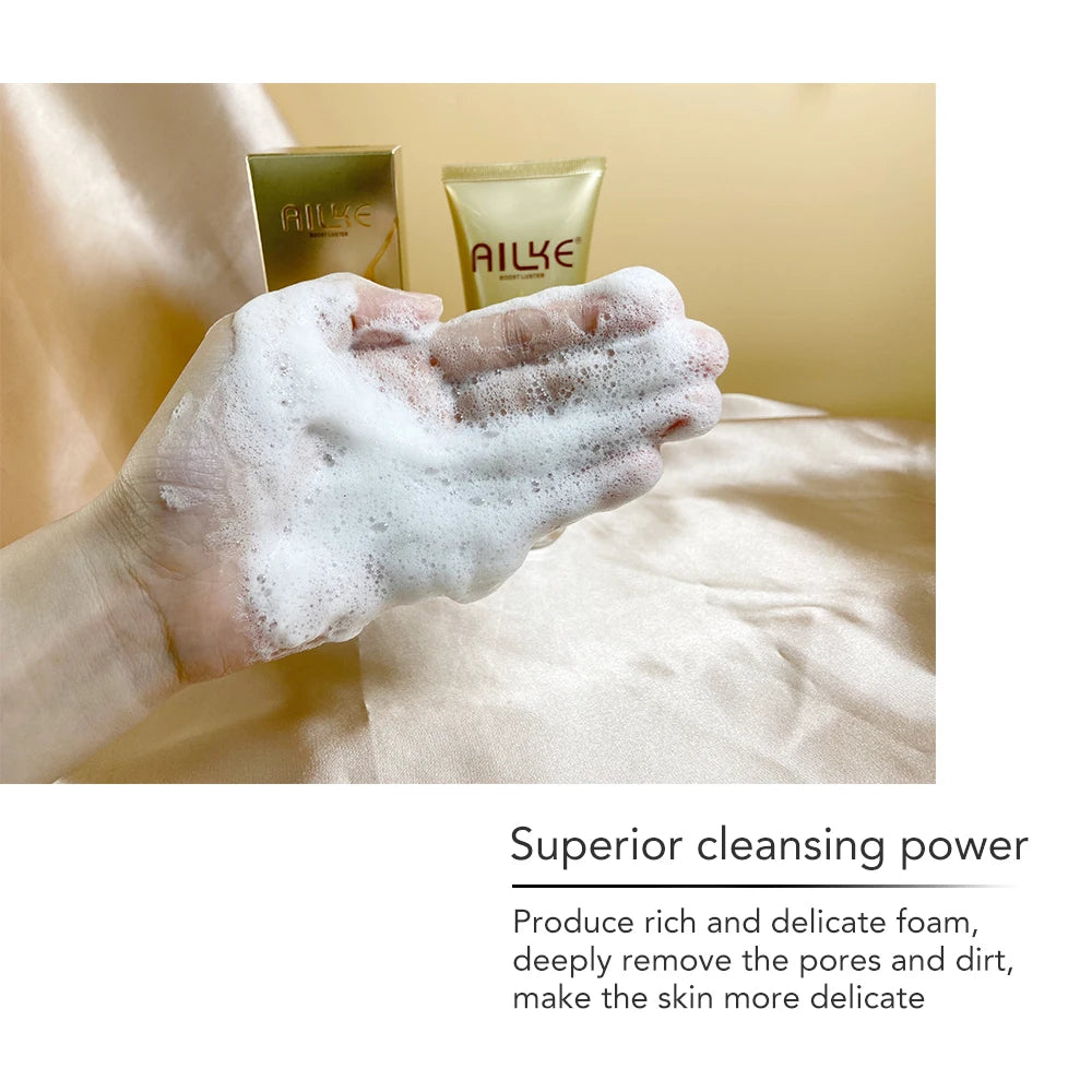 AILKE Amino Acid Cleanser: Whitening, Dark Spot Removal & Oil Control