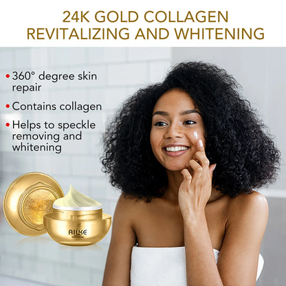 AILKE Premium Collagen Whitening Face Cream: Dark Spot, Freckles & Wrinkle Remover for Women