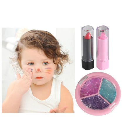 Fashion Kids Cosmetics Make Up Set Safe Washable Children's Makeup Set Box Princess Beauty Pretend Play Toys For Girl Baby Toys