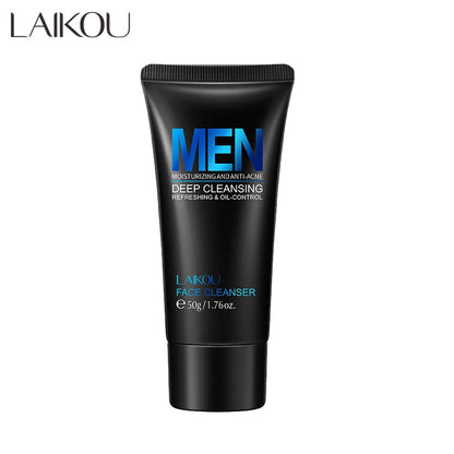 LAIKOU Men Facial Cleanser – Oil Control & Deep Moisturizing Face Wash