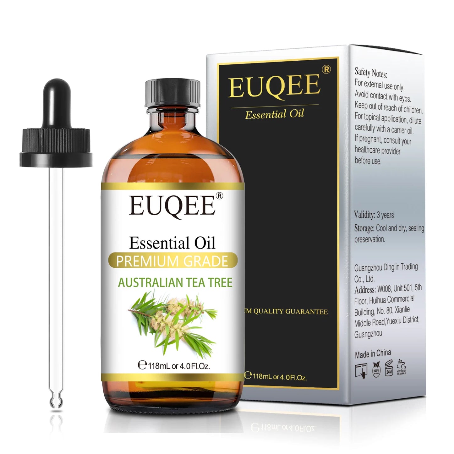 EUQEE 4oz Essential Oil – Aromatherapy, Diffuser & Candle Making