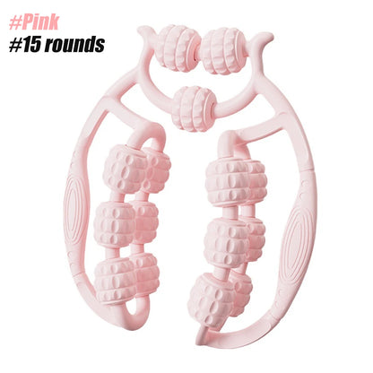 Leg Massager Roller – 12-Wheel Full Body Manual Massager