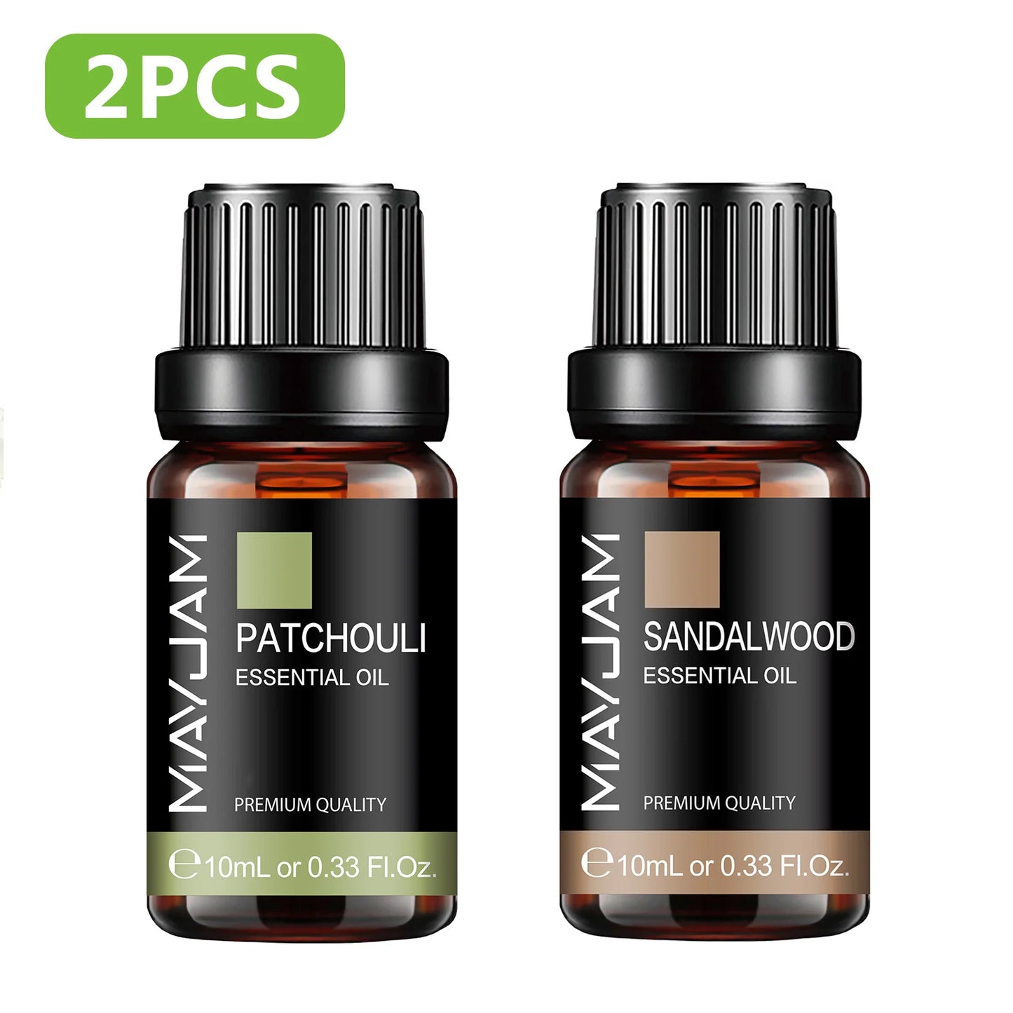 MAYJAM Essential Oils Set – Citronella, Jasmine, Eucalyptus, Sweet Orange & More