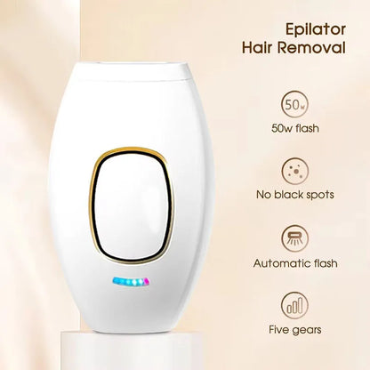NEW IPL Hair Removal Device – 500,000 Flashes Permanent Painless Epilator for Women Body & Bikini