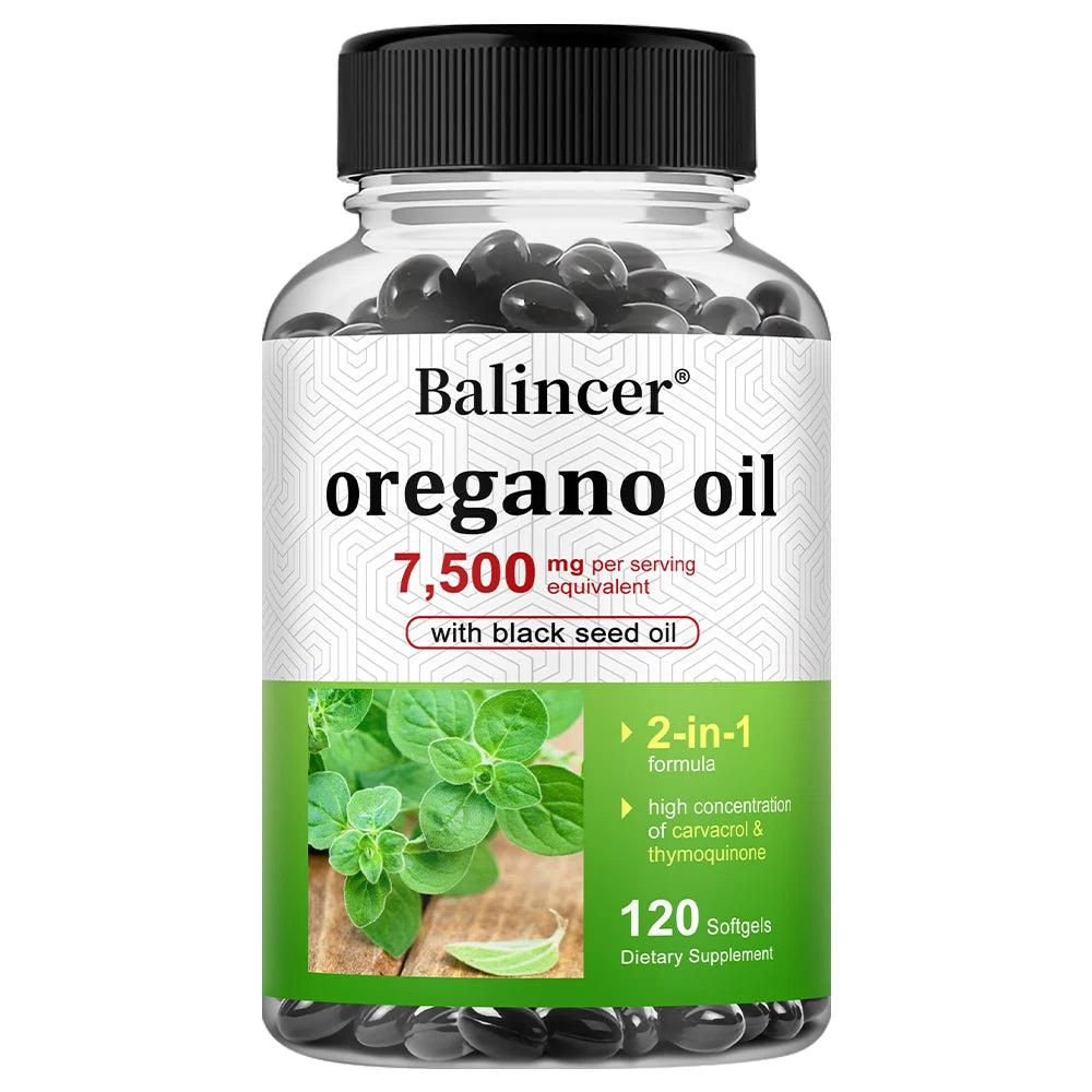 Oregano & Black Seed Oil 7500mg
