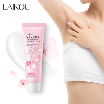 Laikou Sakura Whitening Cream – Underarm, Knee & Dark Skin Care