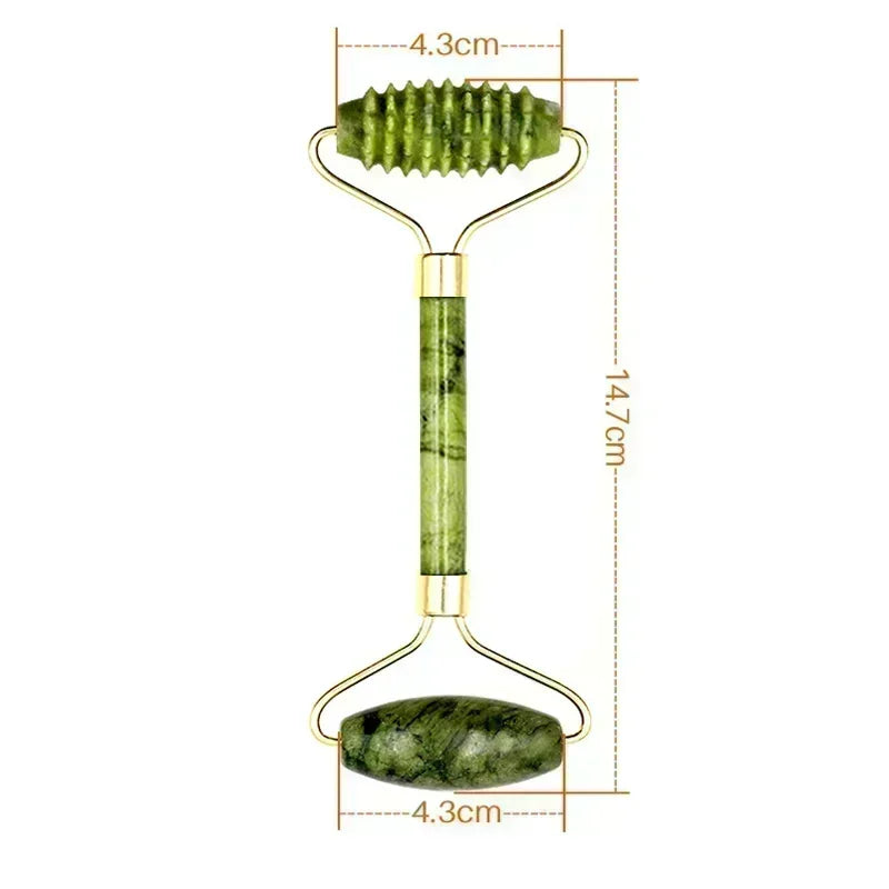 Natural Jade Gua Sha Face Massager – Facial & Eye Care SPA Tool