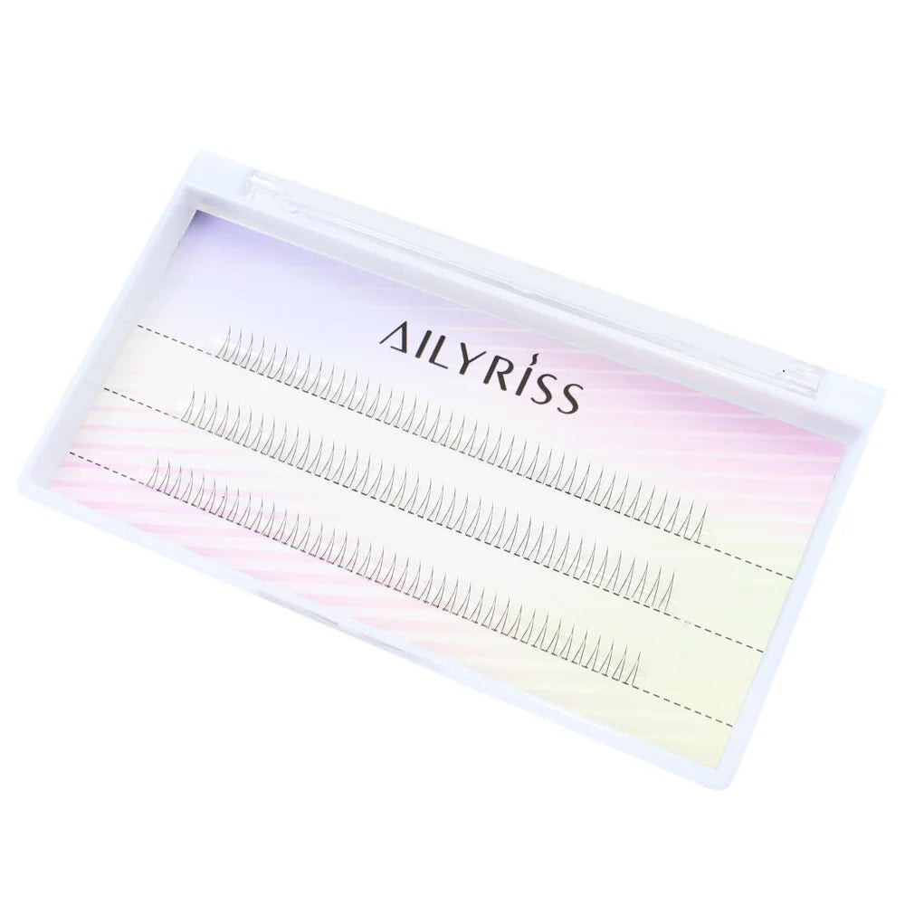 J Curl V-Shape Black Under Eyelashes – Natural Soft Manga Bottom Lash Clusters