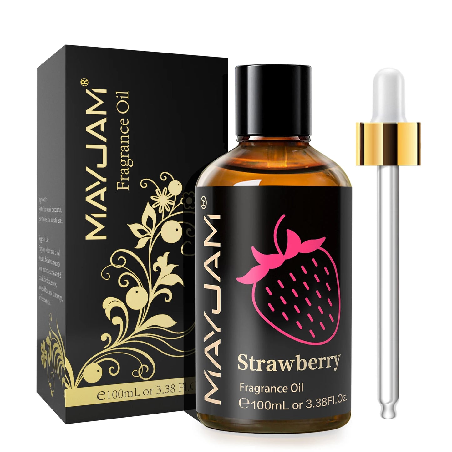 MAYJAM 100ML Fruit Fragrance Oil – Coconut, Strawberry, Watermelon & Blueberry