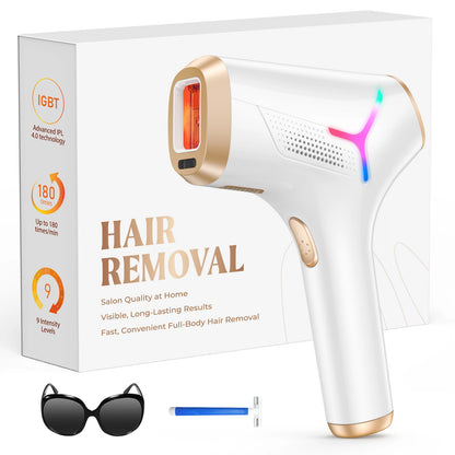 Laser Hair Removal 0.1S Flash 999,900+ 22J IPL Epilator
