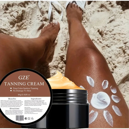 GZE Self Tanning Cream – Natural Sunless Bronzing Lotion