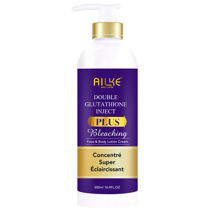 AILKE Double Glutathione Anti-Aging Set | Whitening Serum & Lotion for Dark Spots, Fine Lines & Uneven Skin
