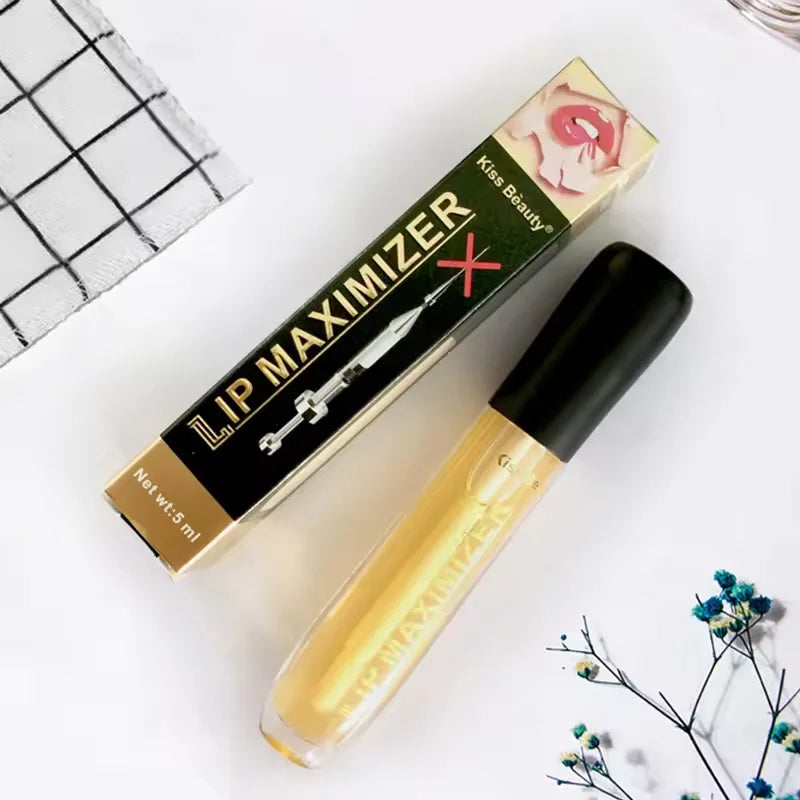 Fast Volumising Lip Plumper Serum – Moisturizing Sexy Lip Oil Gloss for Fuller Lips