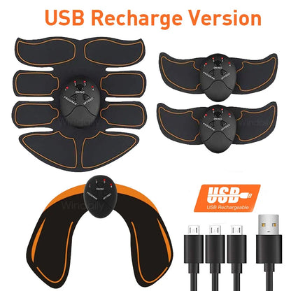 Wireless EMS Muscle Stimulator – ABS & Hip Trainer Body Slimming Massager