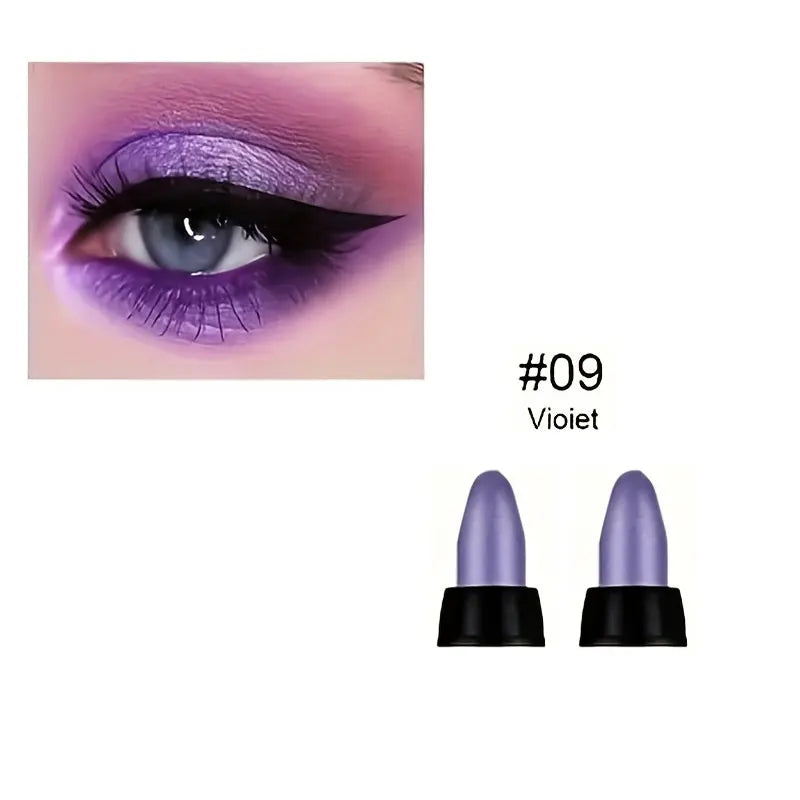 16-Color Pearlescent Eyeliner – Glitter Waterproof Long-Lasting Eye Makeup