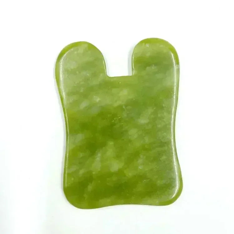 Natural Jade Gua Sha Face Massager – Facial & Eye Care SPA Tool