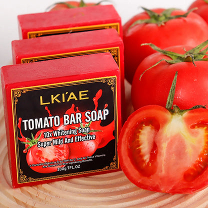 LKIAE Tomato Handmade Soap – Natural Whitening & Oil Control Bar