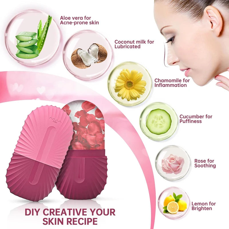Silicone Ice Cube Mold for Eye Puffiness & Pores