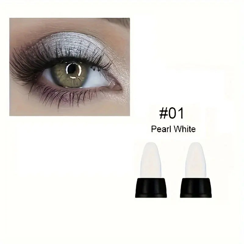 16-Color Pearlescent Eyeliner – Glitter Waterproof Long-Lasting Eye Makeup