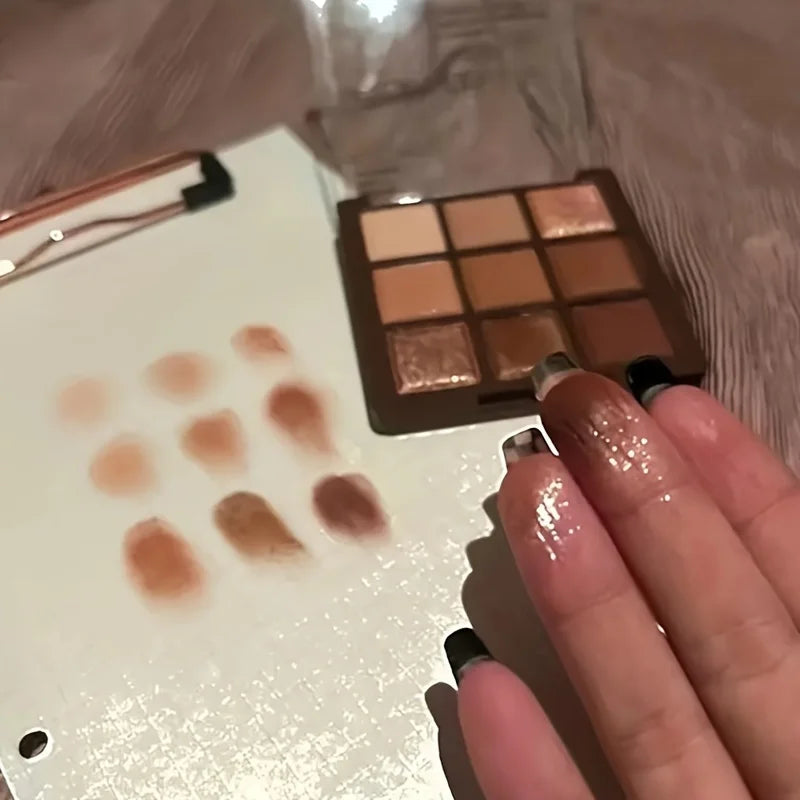 Mocha Chocolate 9-Color Eyeshadow Palette