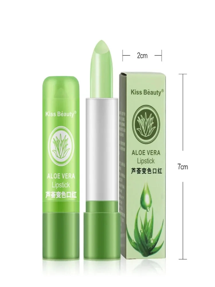 Moisturizing Aloe Color-Changing Lipstick – Long-Lasting Lip Care