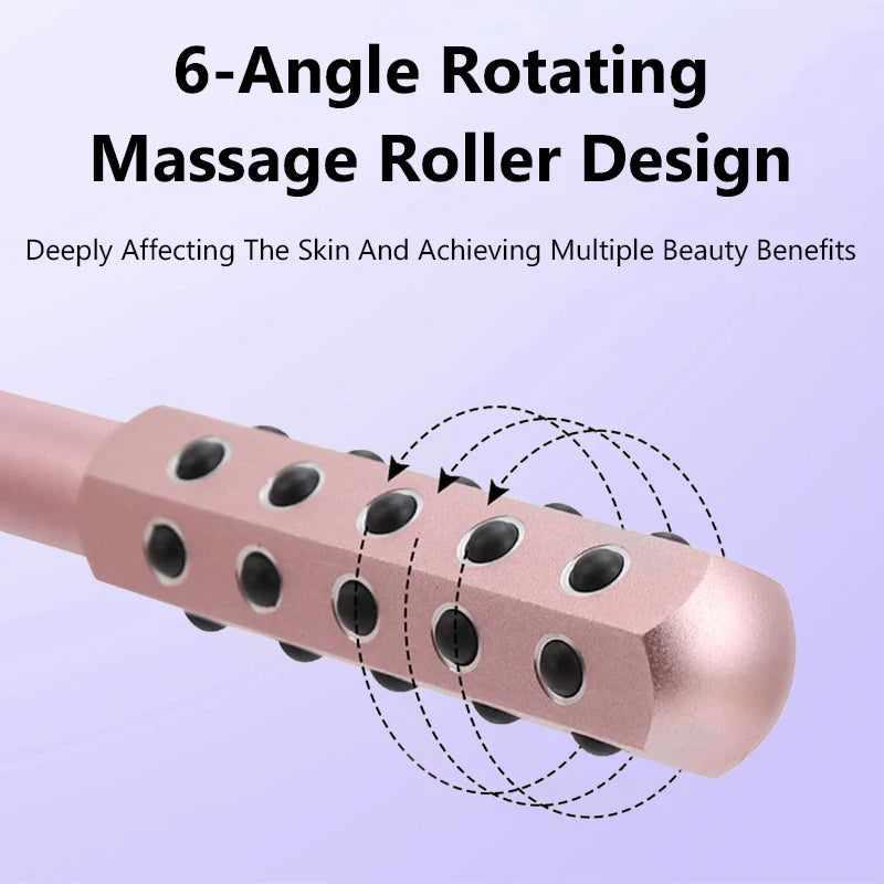 24 Germanium Face Massage Roller – Acupoint Gua Sha Beauty Tool