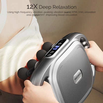 12 Massage Heads Massage Gun – Deep Tissue Muscle Massager