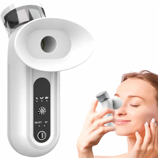 Heated Nano Mist Eye & Face Steamer – Portable Moisturizer & Massager