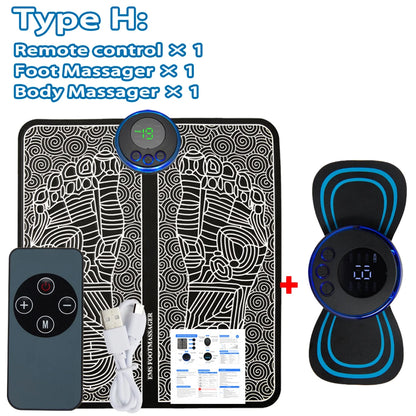 Electric EMS Foot Massager Pad
