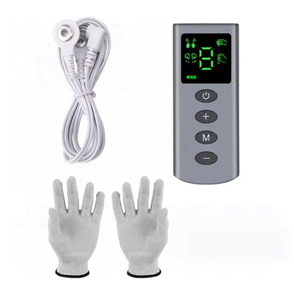 TENS/EMS Massage Gloves – 4 Modes Hand & Palm Muscle Stimulator