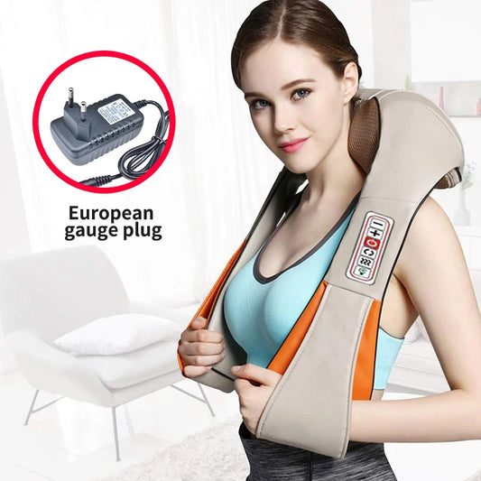 Vehicle & Home Full Body Massage Shawl with Heat Therapy