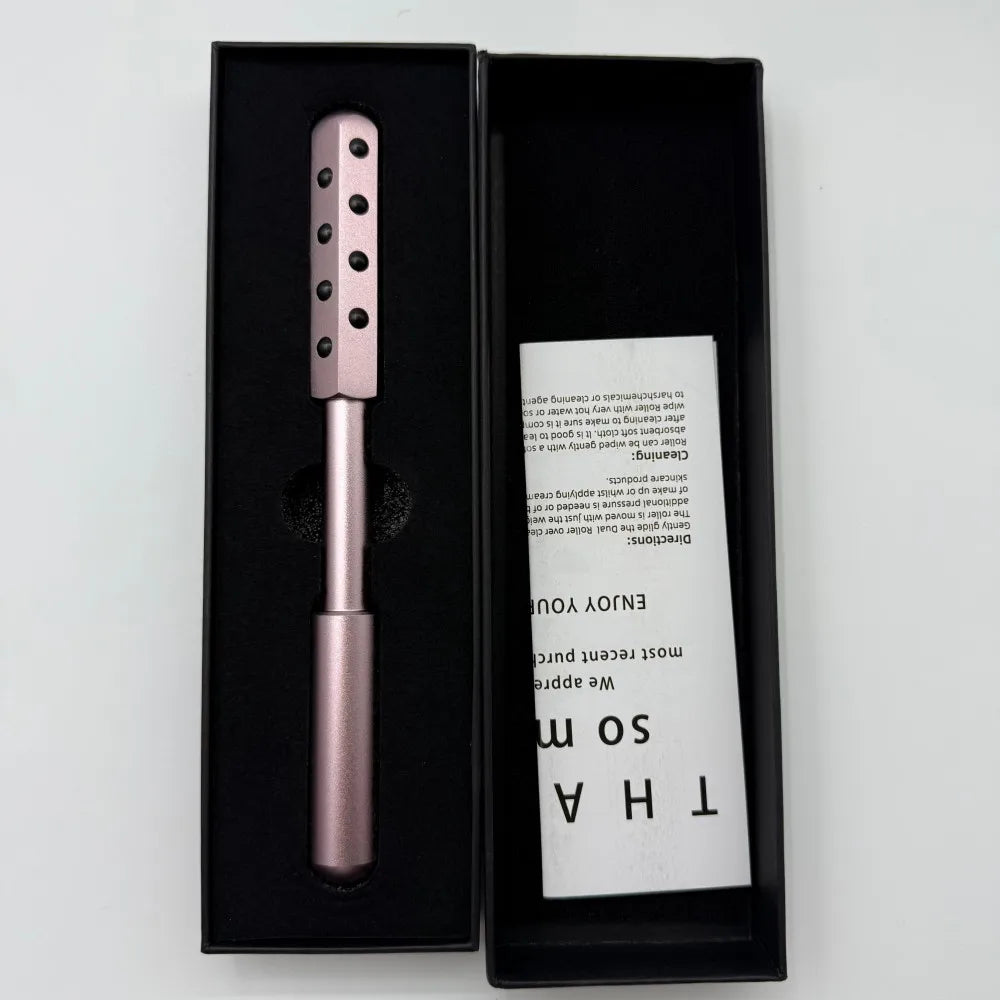 24 Germanium Face Massage Roller – Acupoint Gua Sha Beauty Tool