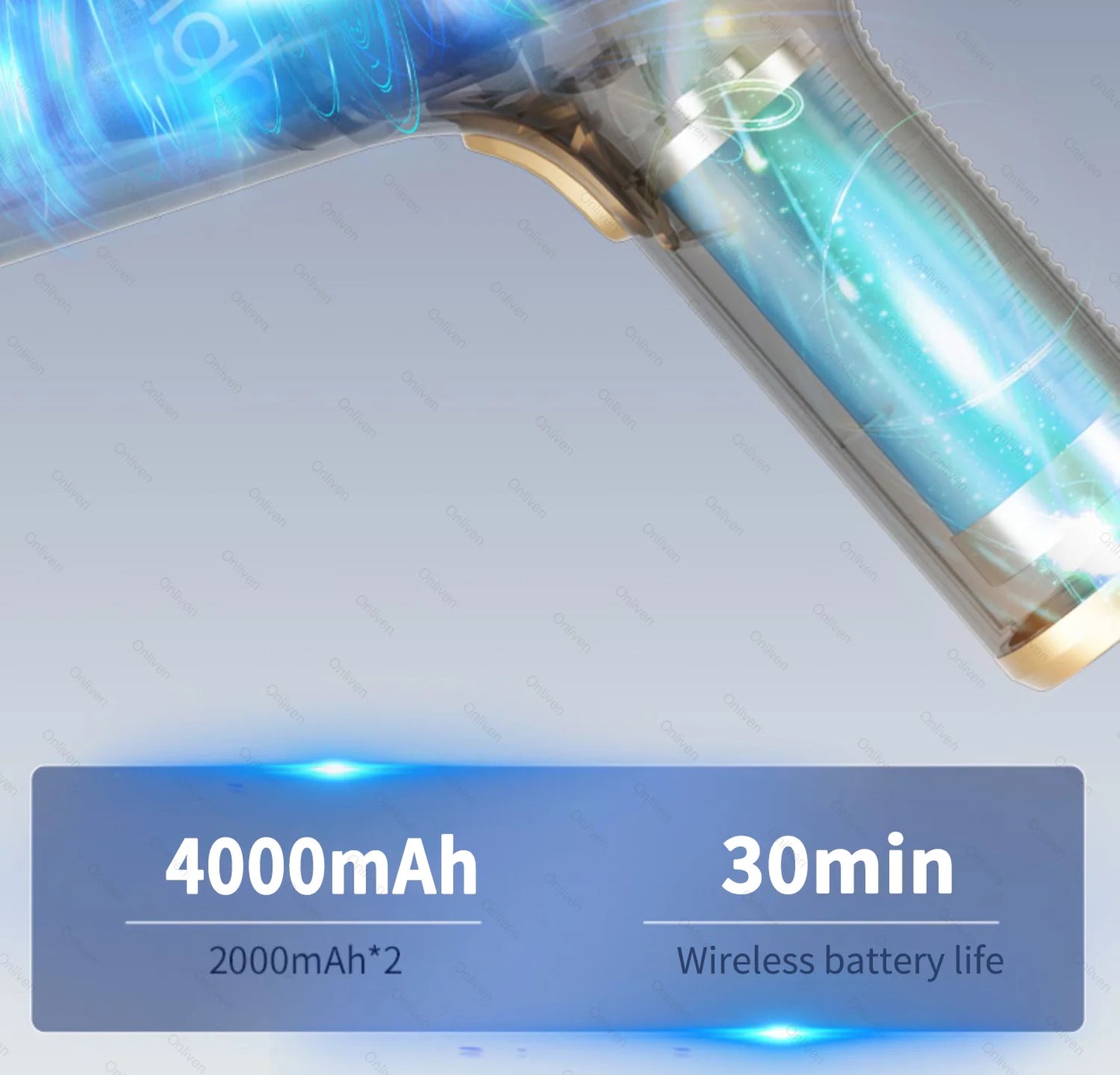 SZUK 98000PA Mini Car Vacuum Cleaner Powerful Cleaning Machine Strong Suction Handheld for Car Home Portable Wireless Cleaner