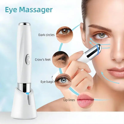 5 in 1 Eye Beauty Device – LED Red Light Therapy Massager Wand