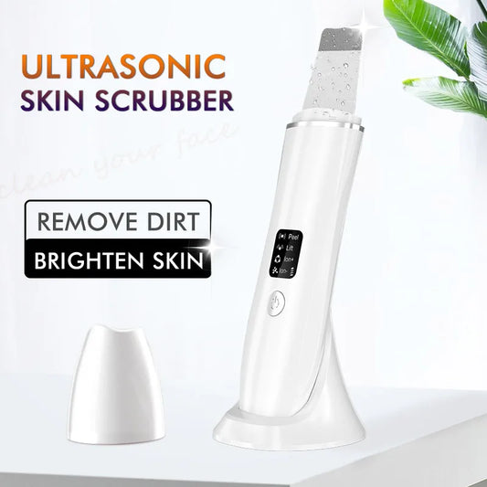 Ultrasonic Skin Scrubber – Electric Facial Deep Cleanser & Blackhead Remover