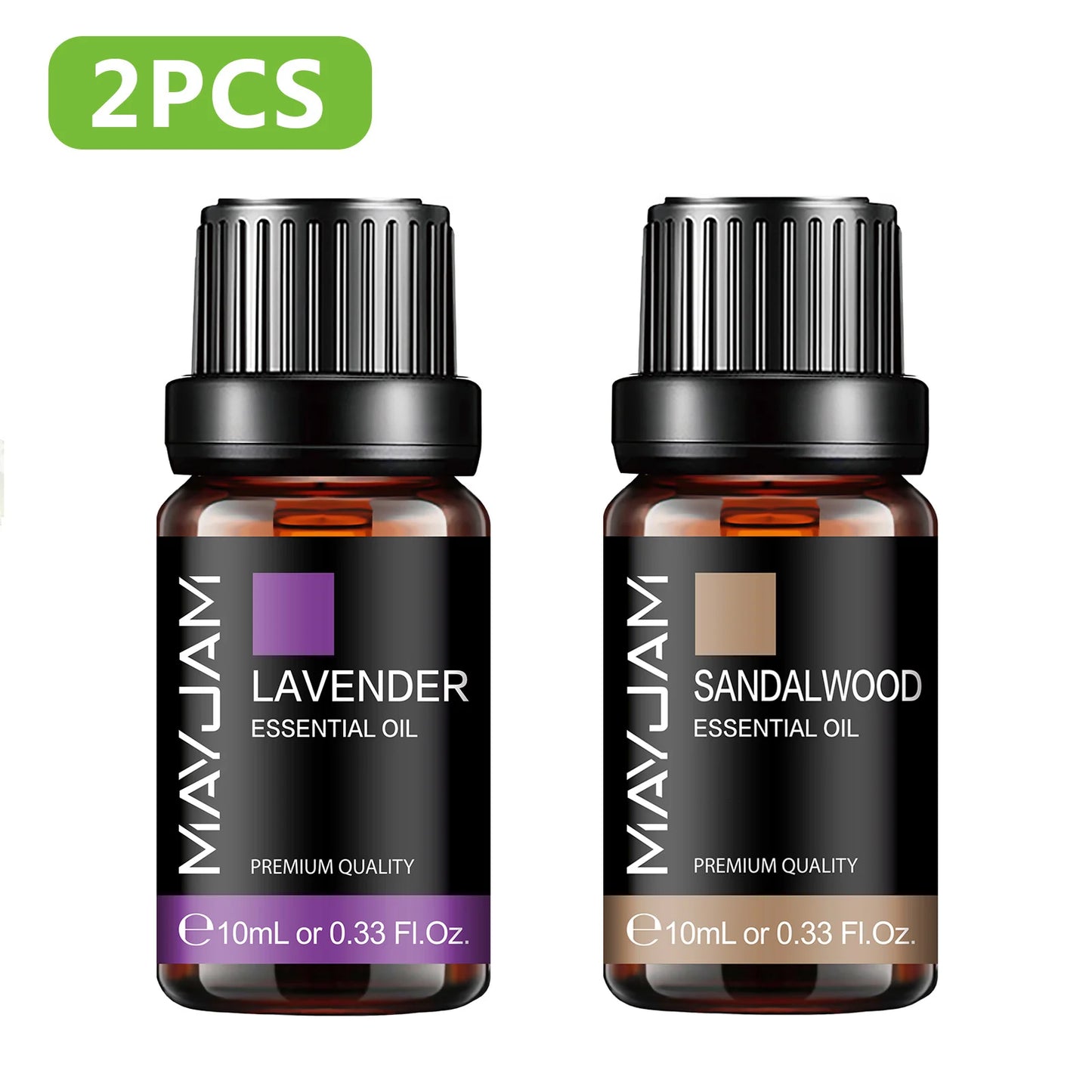 MAYJAM Essential Oils Set – Citronella, Jasmine, Eucalyptus, Sweet Orange & More