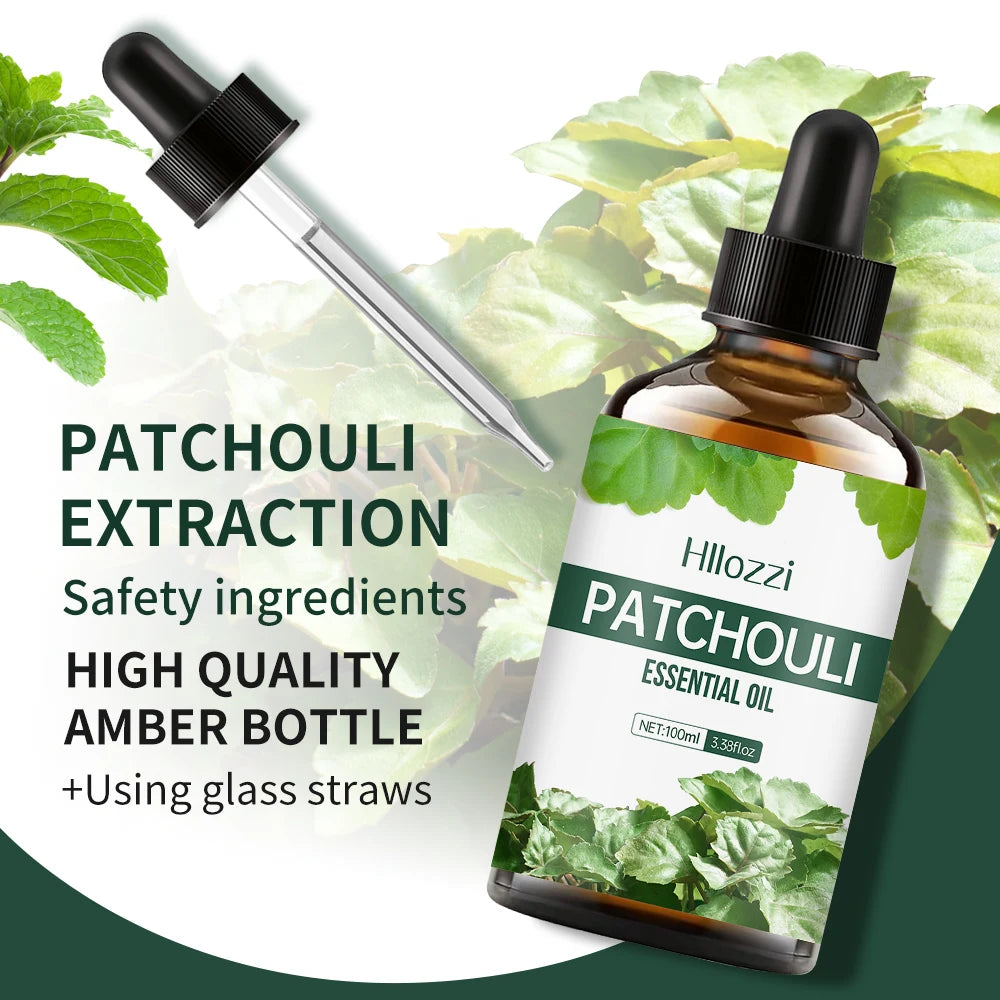 Patchouli Essential Oil – Aromatherapy & Massage Oil | Moisturizing, Nourishing & Hydrating Skin Care
