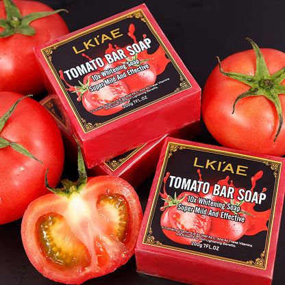LKIAE Tomato Handmade Soap – Natural Whitening & Oil Control Bar