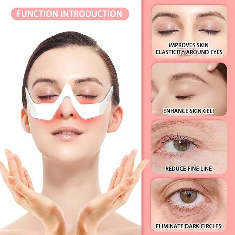 3D Red Light EMS Eye Massager Glasses