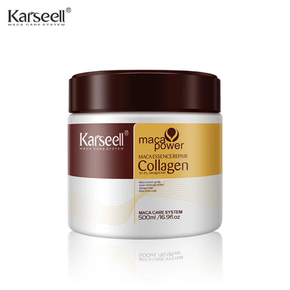 Karseell 500ml Collagen Hair Treatment – Deep Repair Argan Oil Hair Mask for Dry & Damaged Hair