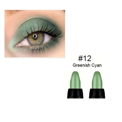 16-Color Pearlescent Eyeliner – Glitter Waterproof Long-Lasting Eye Makeup