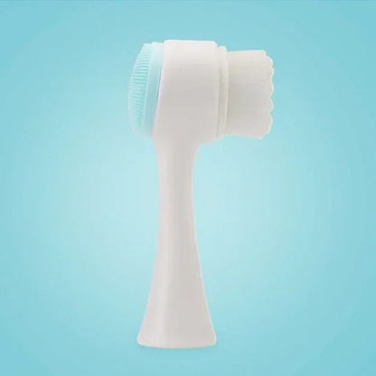 Silica Gel Facial Cleansing Brush – Double-Sided Exfoliating & Pore Cleaner