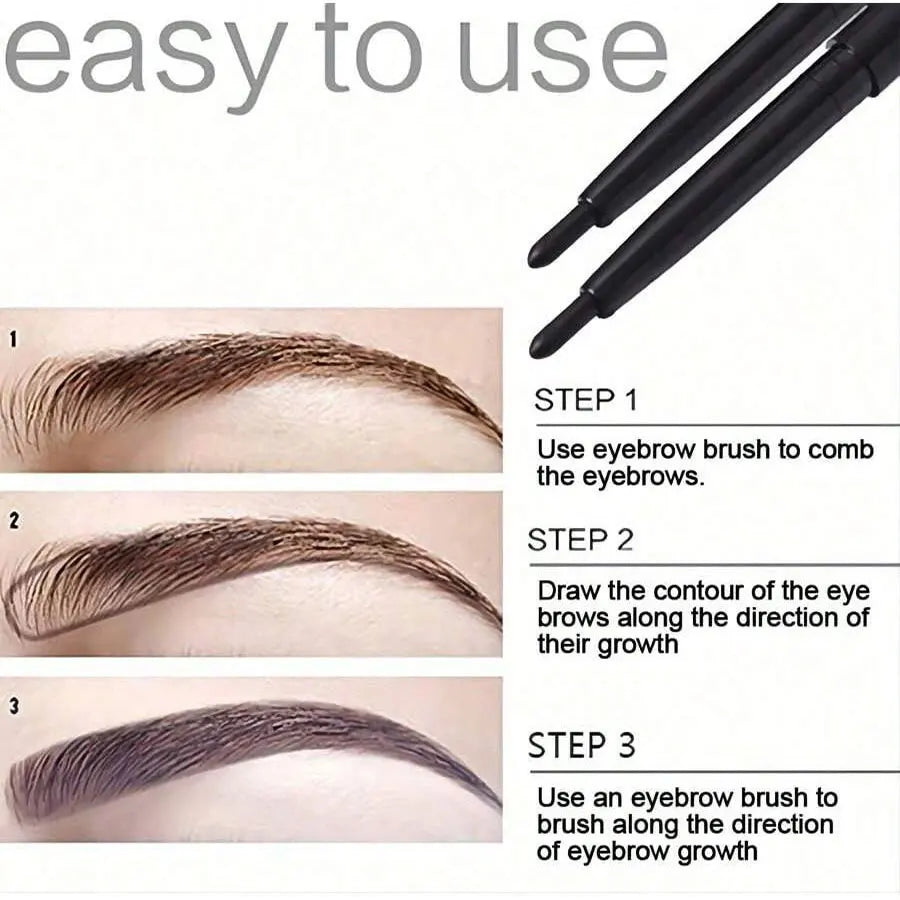 5-Pack Waterproof Black Eyeliner Pencil – Long-Lasting Smudge-Proof