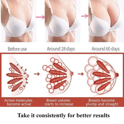 Natural Breast Enlargement Cream – Chest Lift & Firming Care Oil