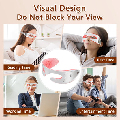 Vibration Eye Massager – LED Light Therapy Anti-Aging Eye Care