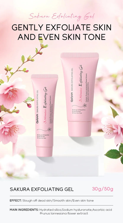 Sakura Peeling Gel – K-Beauty Exfoliating & Brightening Scrub