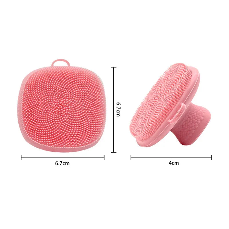 Silicone Face Scrubber – Manual Facial Cleansing Brush for Men & Women